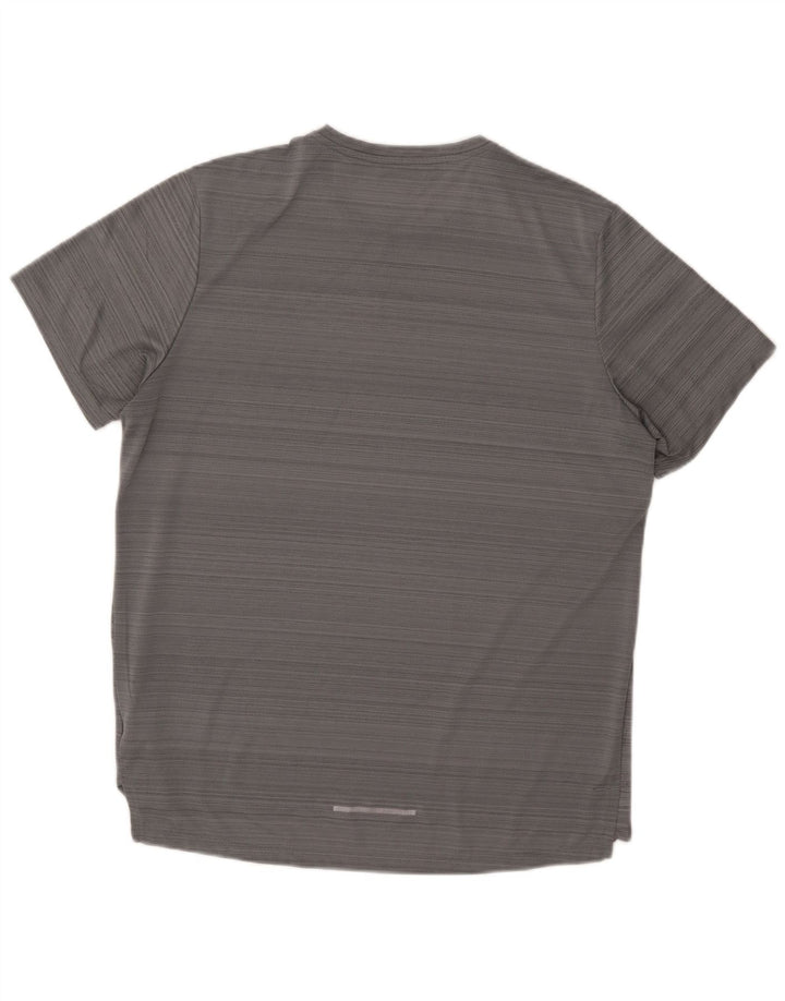 Nike Dri Fit majica kratkih rukava, veliki sivi poliester