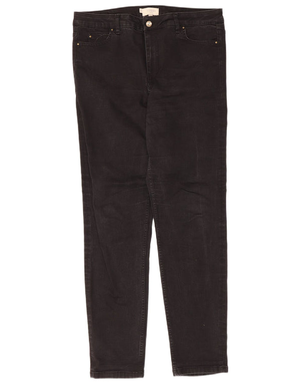 Hobbs Ženske uske traperice UK 16 Large W36 L30 Crni pamuk
