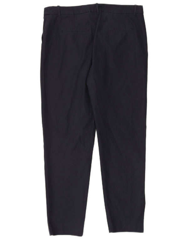 Marks & Spencer ženske chino hlače visokog struka UK 16 Large W34 L28 Mornarsko plava B