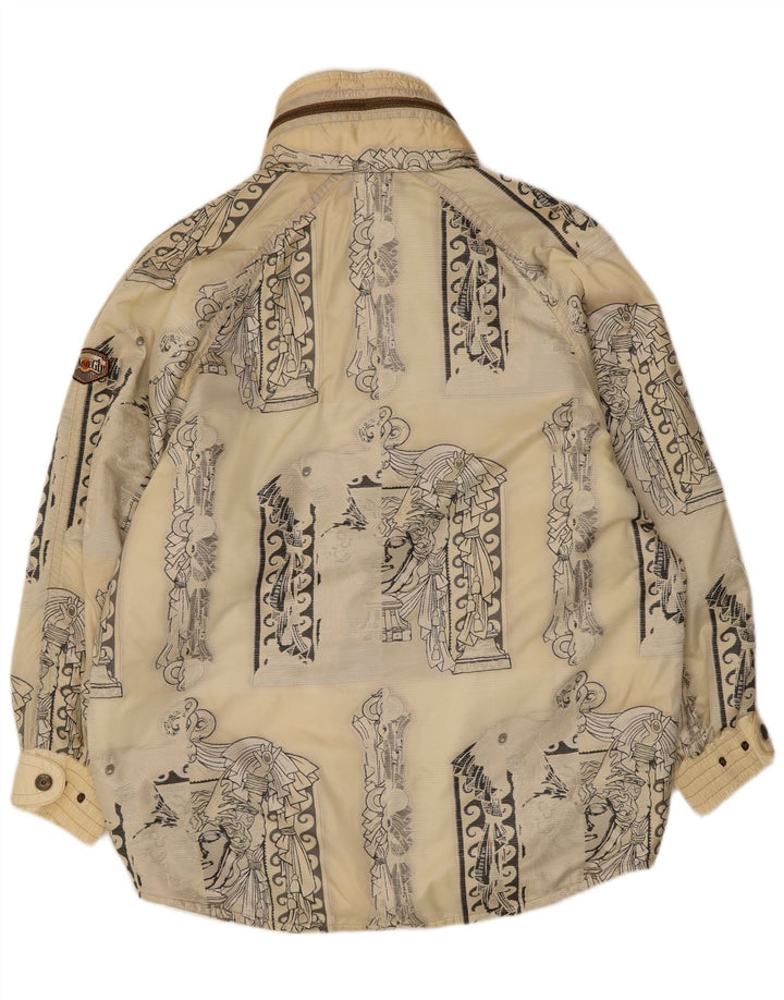 Emmegi muška jakna s kapuljačom široke podstave UK 36 mala bež poliester