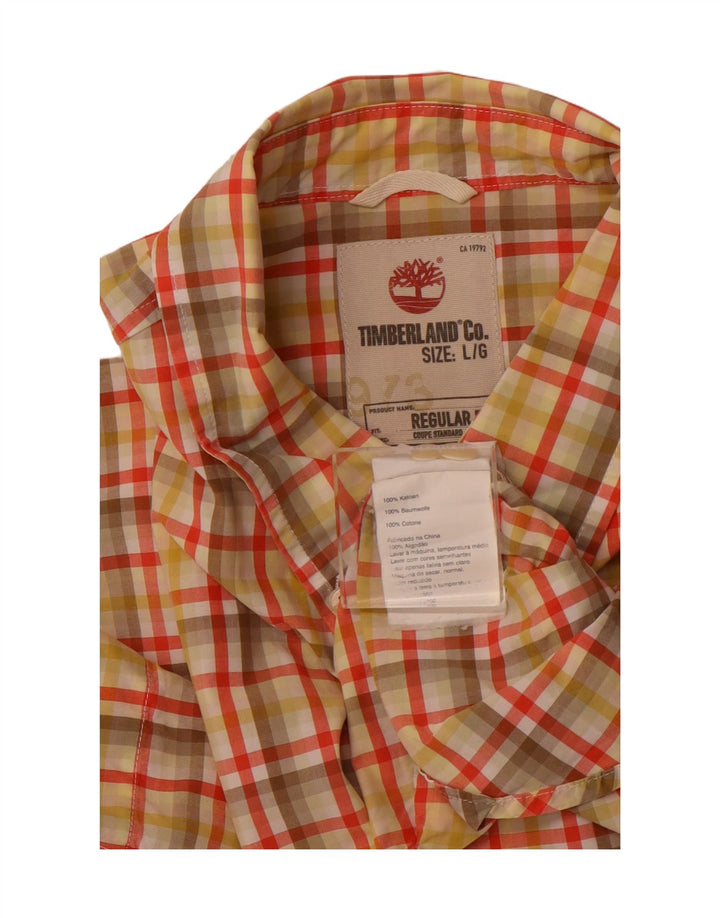 TIMBERLAND muška velika narančasta majica Grant Fit Regular Fit