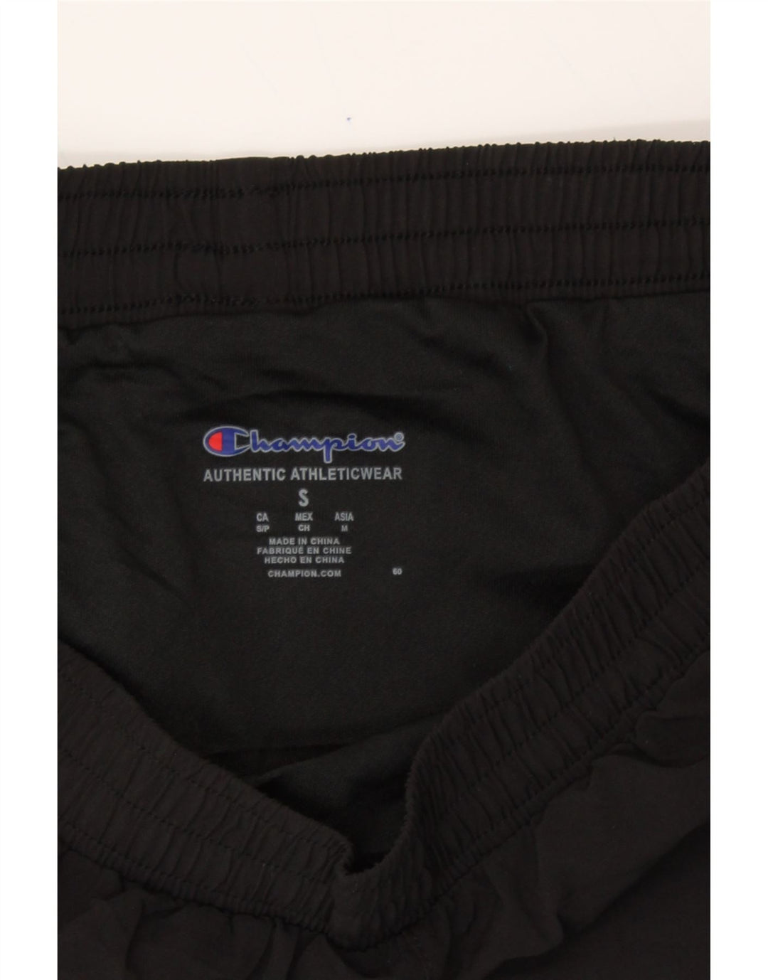 CHAMPION Womens Sport Shorts UK 10 Small  Black Polyester Vintage Champion and Second-Hand Champion from Messina Hembry 
