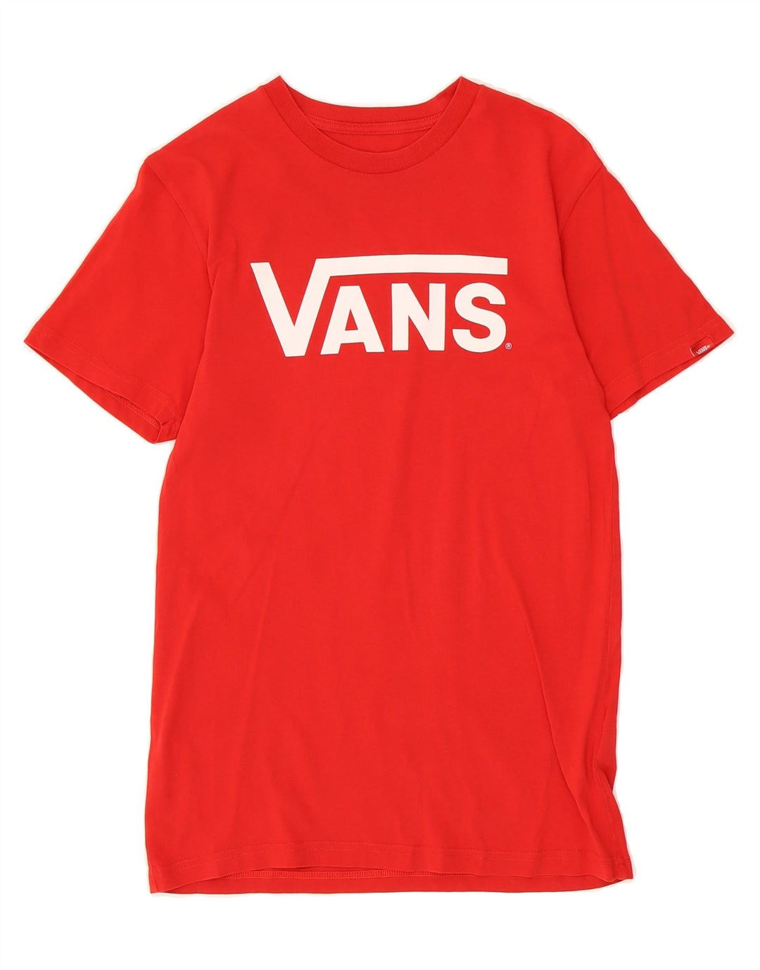 VANS Mens Graphic T-Shirt Top Small Red Cotton Classic Vintage Vans and Second-Hand Vans from Messina Hembry 