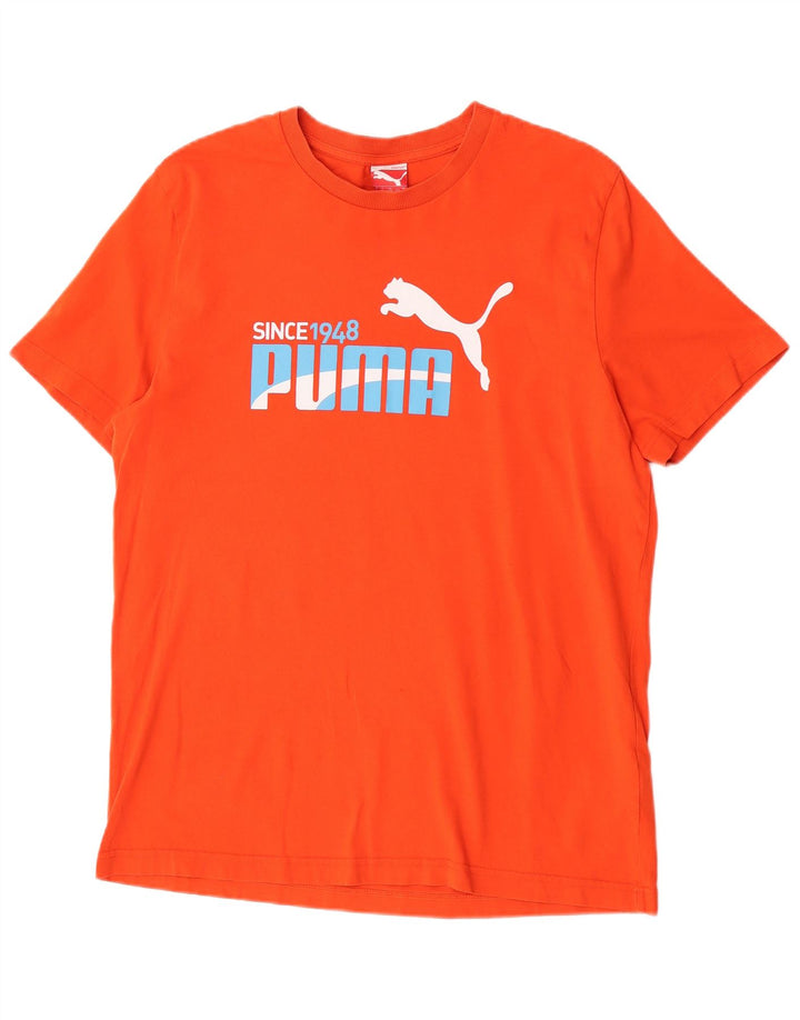 Puma muška majica s grafičkim motivima, velika narančasta