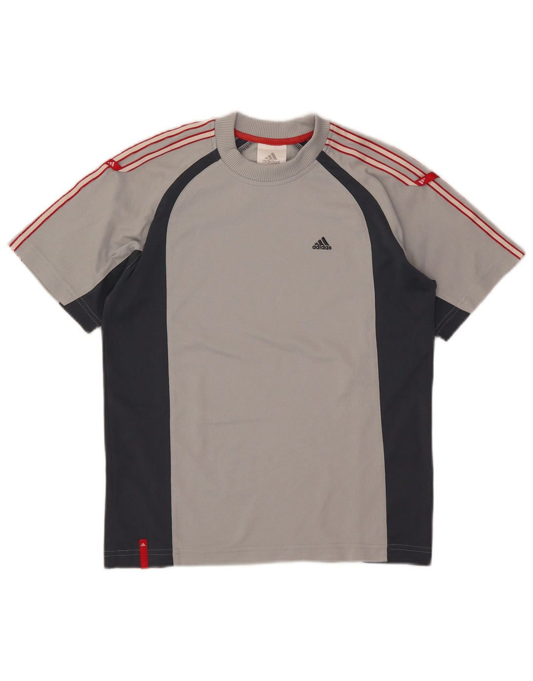 Adidas majica kratkih rukava za dječake 11-12 godina siva poliesterska boja