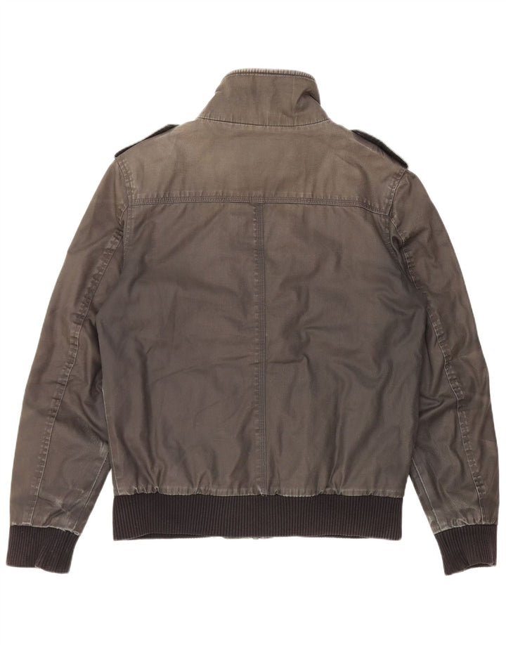 Jack & Jones muška vojna jakna UK 36 Mala siva pamuk