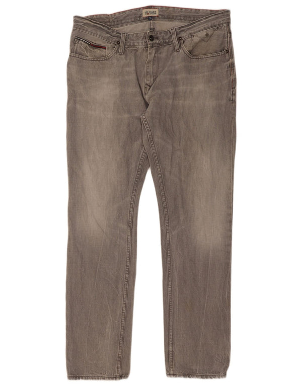 Tommy Hilfiger muške uske traperice W36 L34 sive