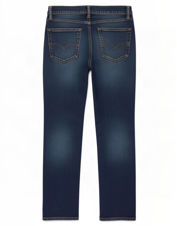 Levi's muške uske traperice s oštećenjem W32 L27, plavi pamuk