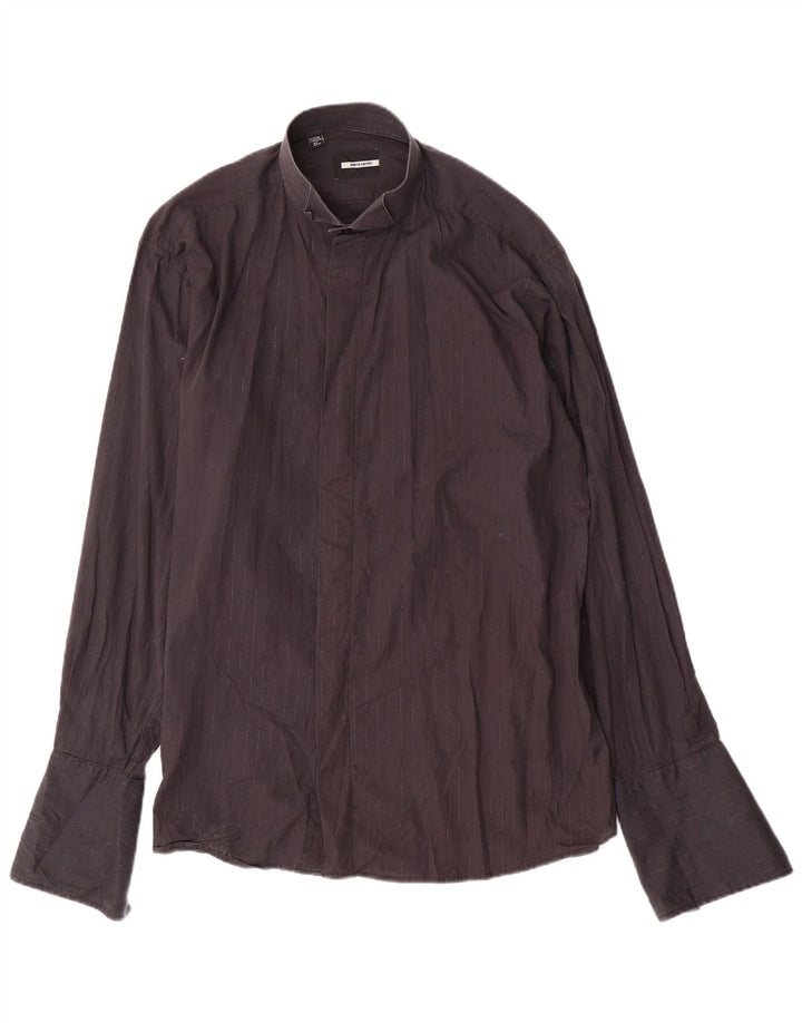 PIERRE CARDIN Muška svečana košulja veličina 16 1/2 41 velike crne pruge