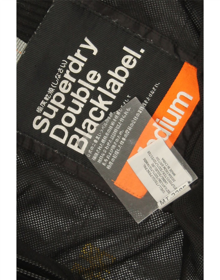 Superdry ženska jakna vjetrovka UK 14 Srednji crni najlon