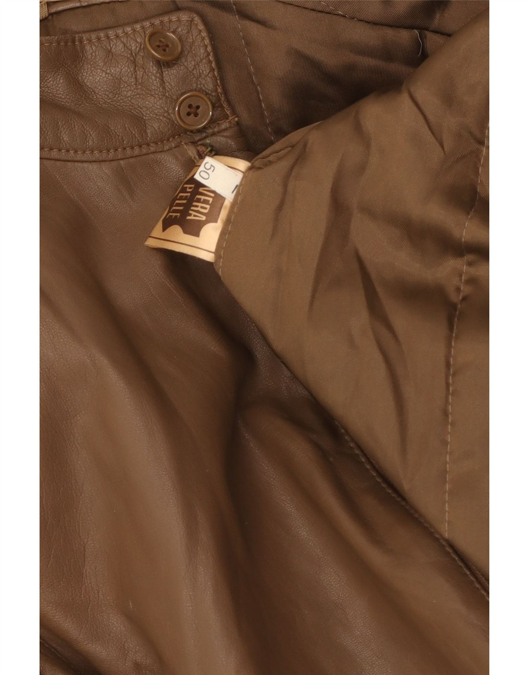 Vintage muška kožna jakna IT 50 Large Brown Leather