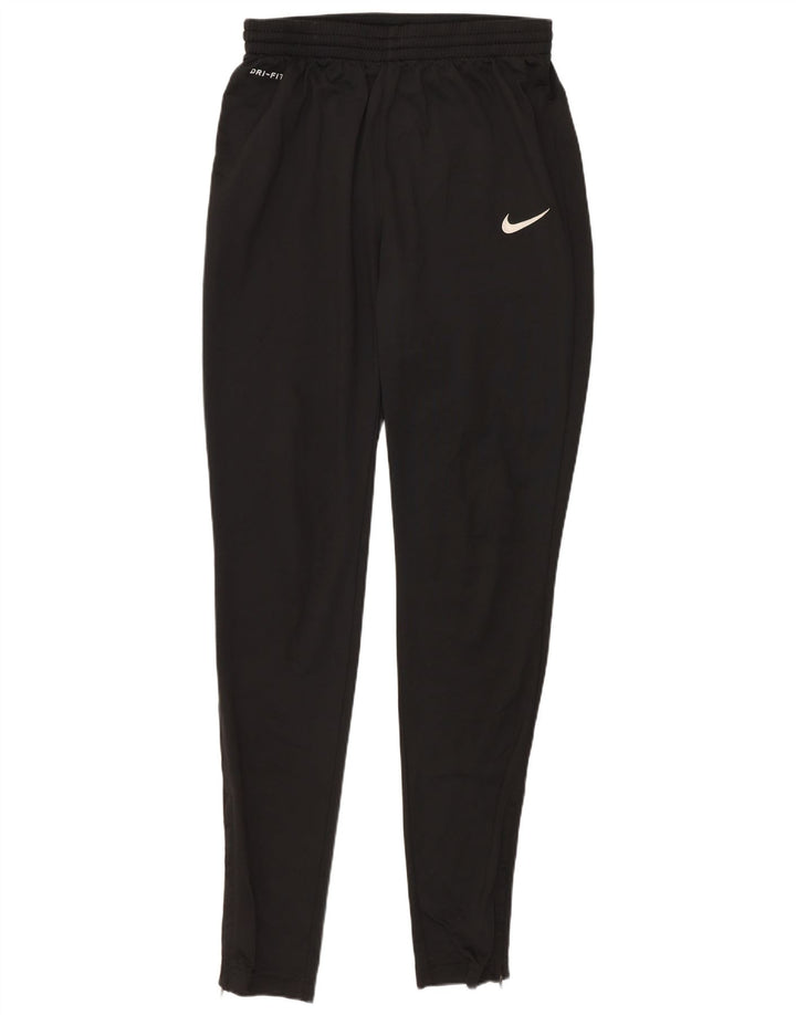 NIKE muške Dri Fit hlače za trenirku male crne poliesterske