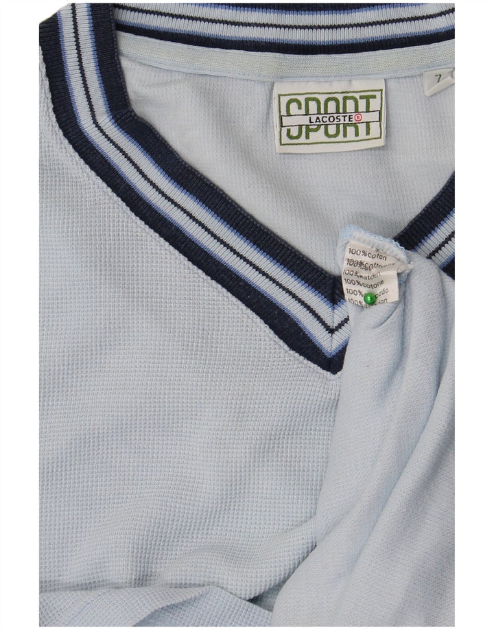 LACOSTE Muška majica kratkih rukava Veličina 7 2XL plavi pamuk