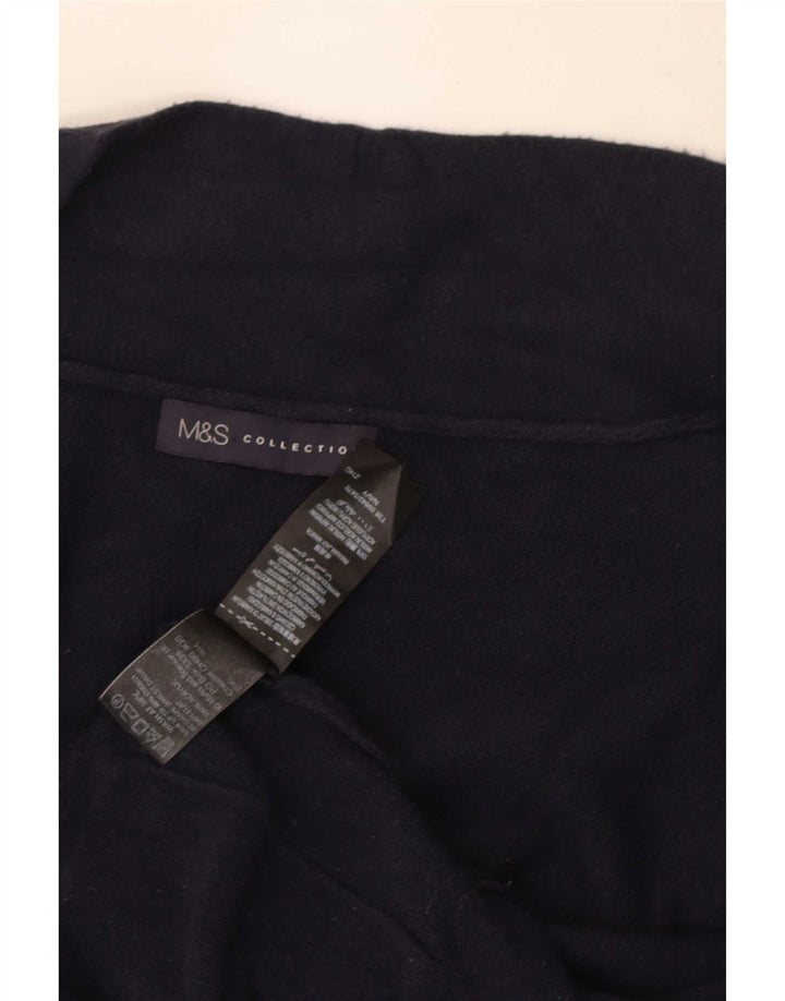 Marks & Spencer ženski dugi kardigan pulover UK 12 Srednje tamnoplavi
