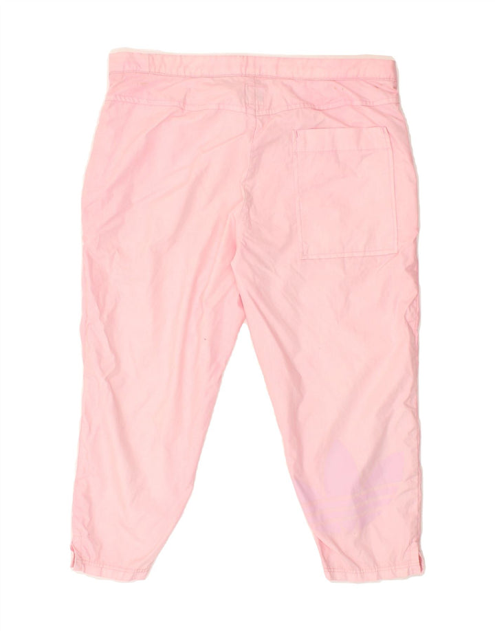 ADIDAS Womens Graphic Bermuda Sport Shorts EU 42 Large Pink Polyester Vintage Adidas and Second-Hand Adidas from Messina Hembry 