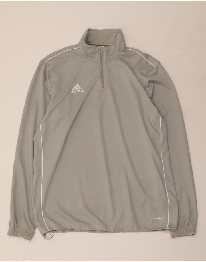 ADIDAS muška trenirka Aeroready zip izrez gornji dio XL sivi poliester