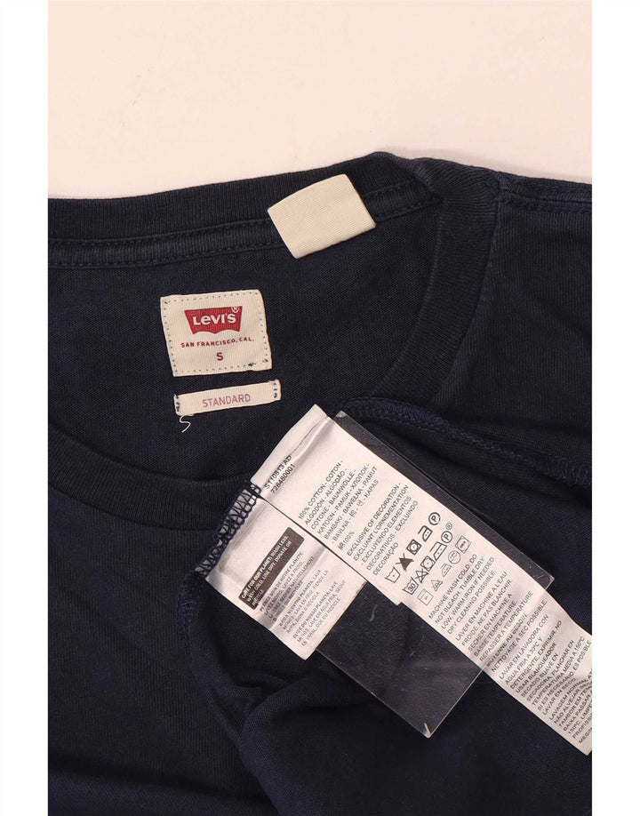 Levi's muška majica standardnog kroja s dugim rukavima, mala tamnoplava, pamučna