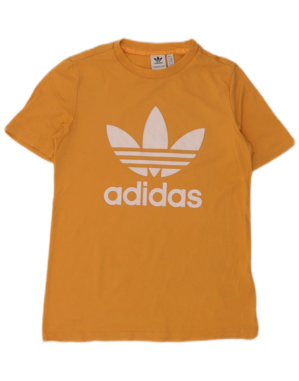 Adidas majica kratkih rukava s grafičkim motivima UK 10 Small Yellow Cotton
