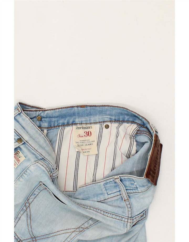 ROY ROGERS Mens Slim Fit Denim Shorts W30 Medium  Blue Cotton Vintage Roy Rogers and Second-Hand Roy Rogers from Messina Hembry 