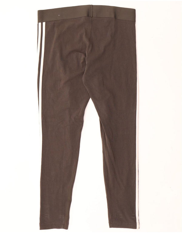 Adidas ženske tajice UK 16/18 velike sive pamučne