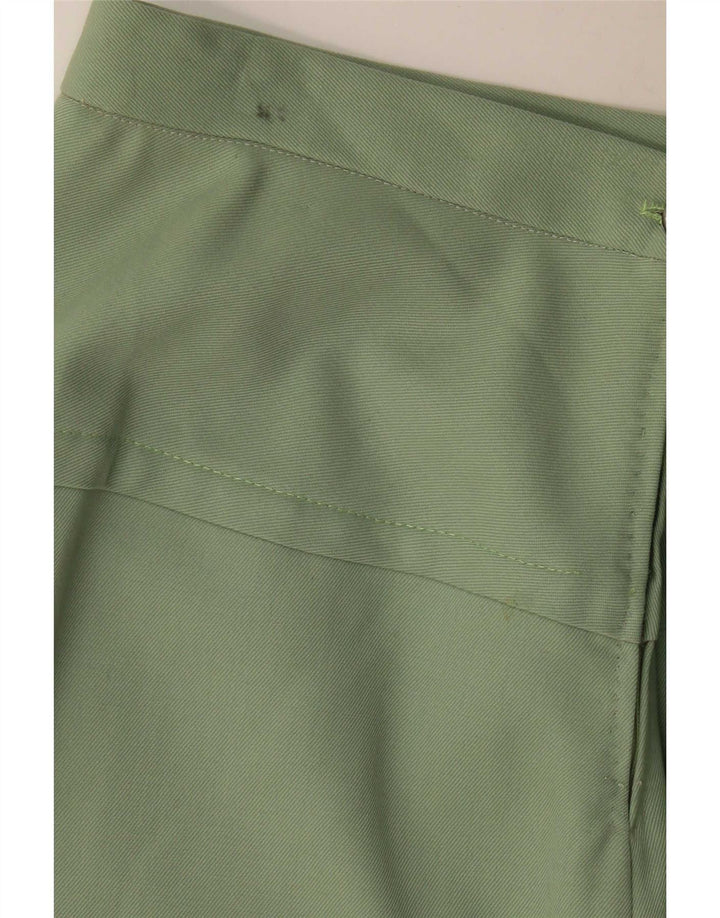Vintage ženska kargo suknja W30 Srednje zelena