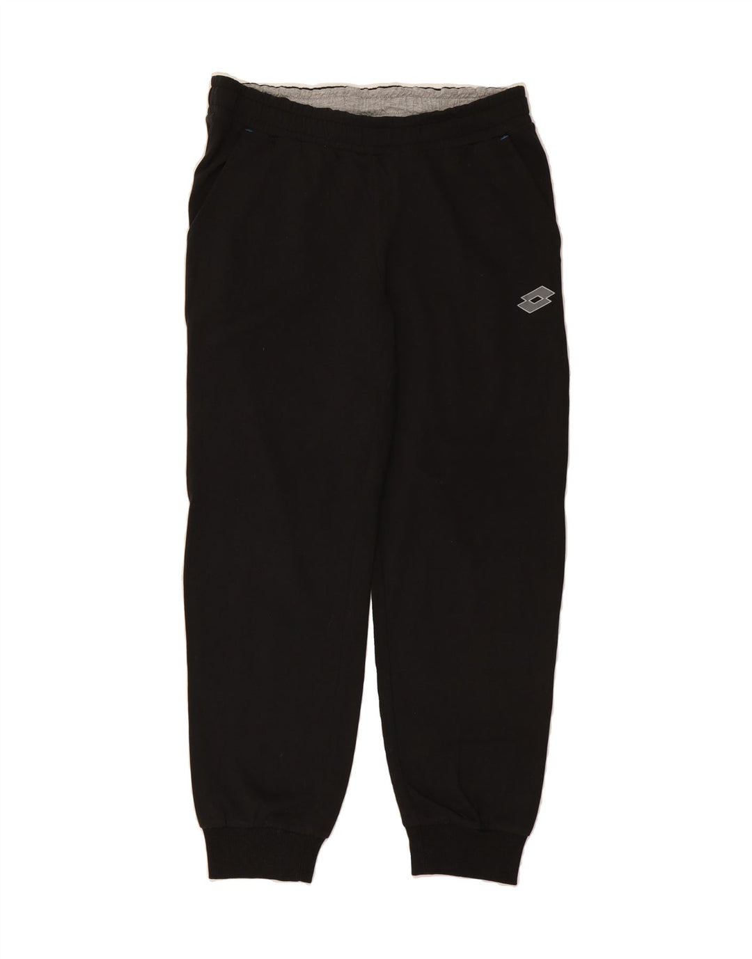 LOTTO Mens Tracksuit Trousers Joggers Medium Black Cotton Vintage Lotto and Second-Hand Lotto from Messina Hembry 