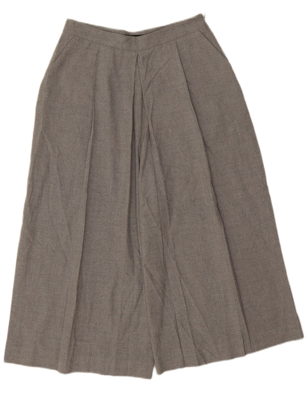 Zara ženske kapri hlače Cullotes male W26 L19 sivi flekasti poliester