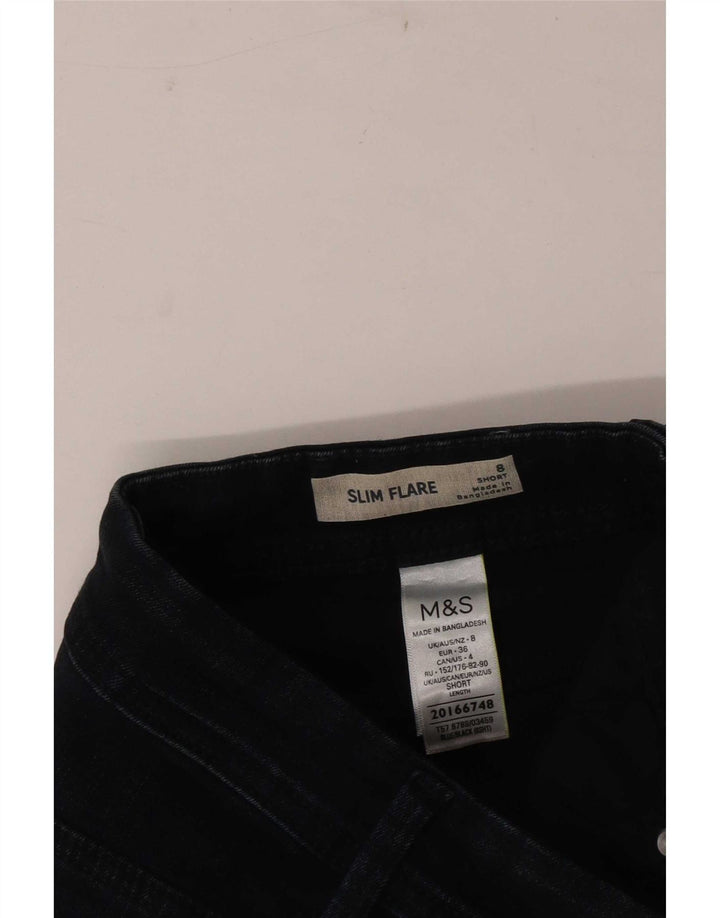 Marks & Spencer ženske uske lepršave traperice UK 8 male W26 L28 tamnoplave