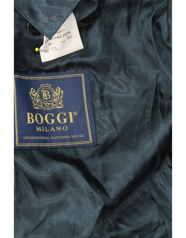 BOGGI muška jakna sa 3 gumba IT 50 velike vunene crne pruge