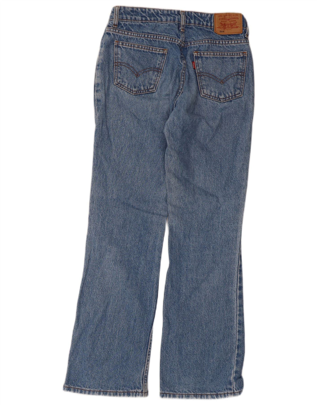 Levi's ženske ravne traperice 564 opuštenog kroja W28 L29 plave