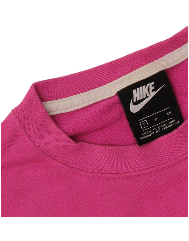 Nike ženska majica prekomjerne veličine UK 10 Small Pink Colourblock