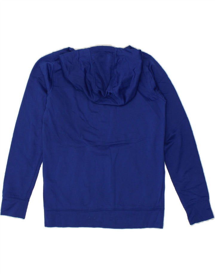 GENUINE MERCHANDISE Boys Hoodie Jumper 10-11 Years Medium  Blue Vintage Genuine Merchandise and Second-Hand Genuine Merchandise from Messina Hembry 
