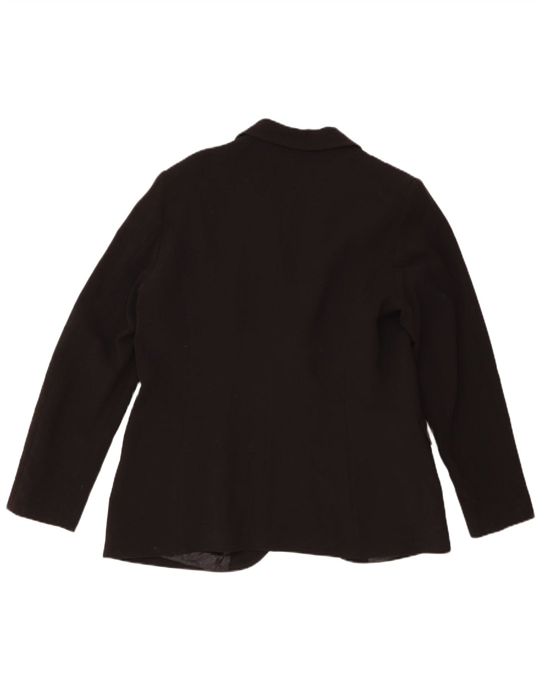 Benetton ženski sako sa 1 gumbom UK 16 Veliki crni poliester