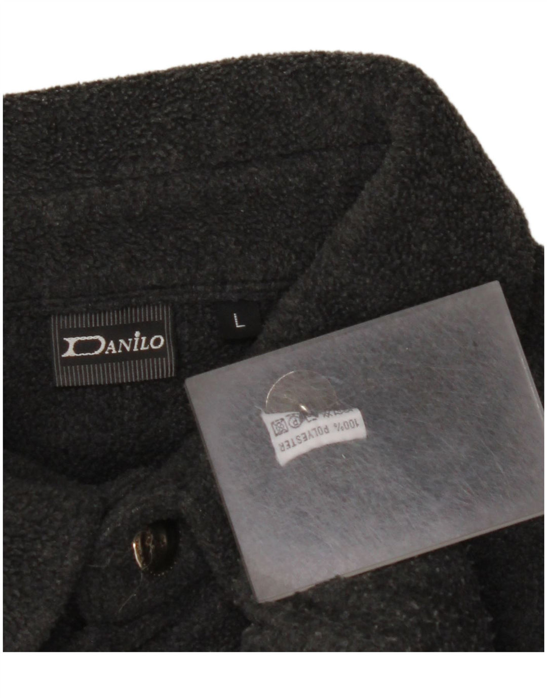 DANILO Muška majica od flisa UK 40 veliki sivi poliester