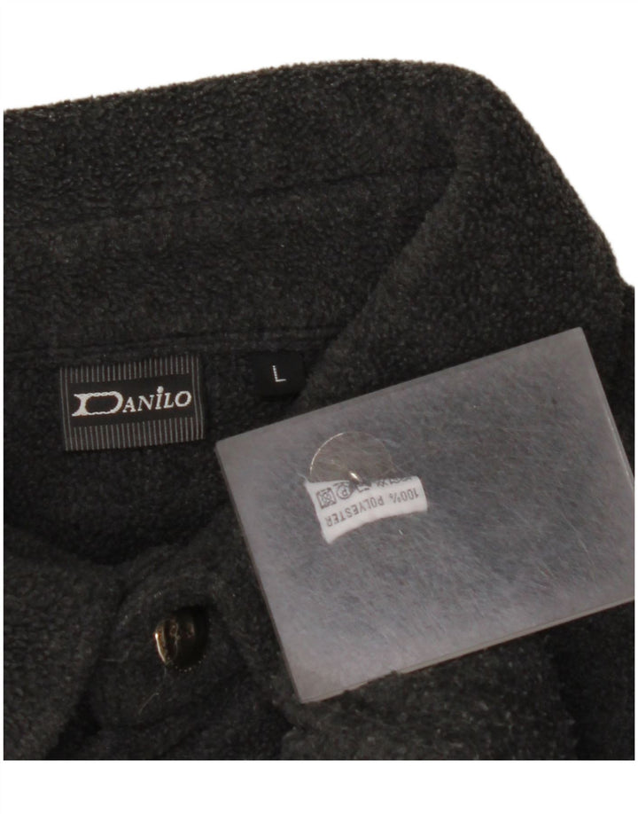 DANILO Muška majica od flisa UK 40 veliki sivi poliester