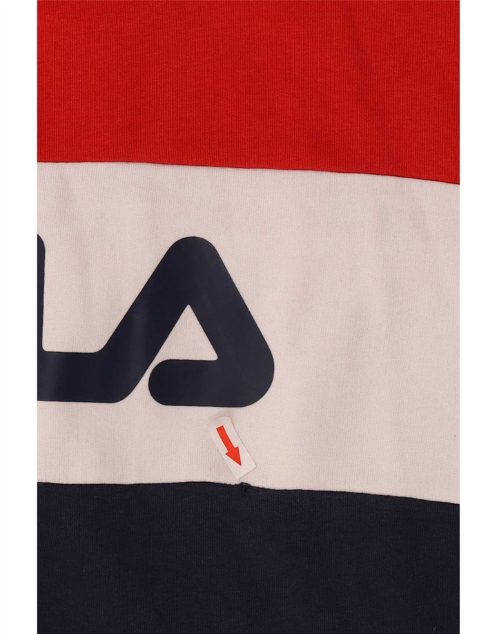 Fila Ženska majica s velikim motivom UK 10 Small Red Colourblock