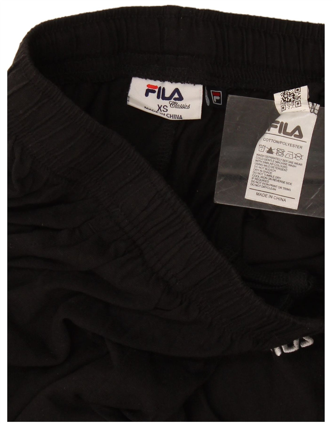 Fila muške trenirke XS crne pamučne hlače