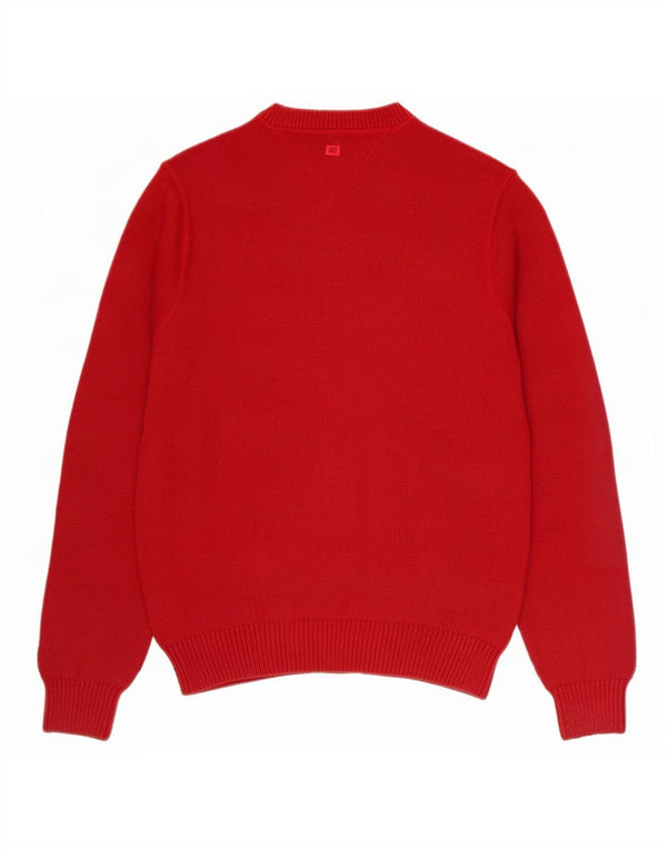 Tommy Hilfiger muški džemper s okruglim izrezom XS, crveni pamuk