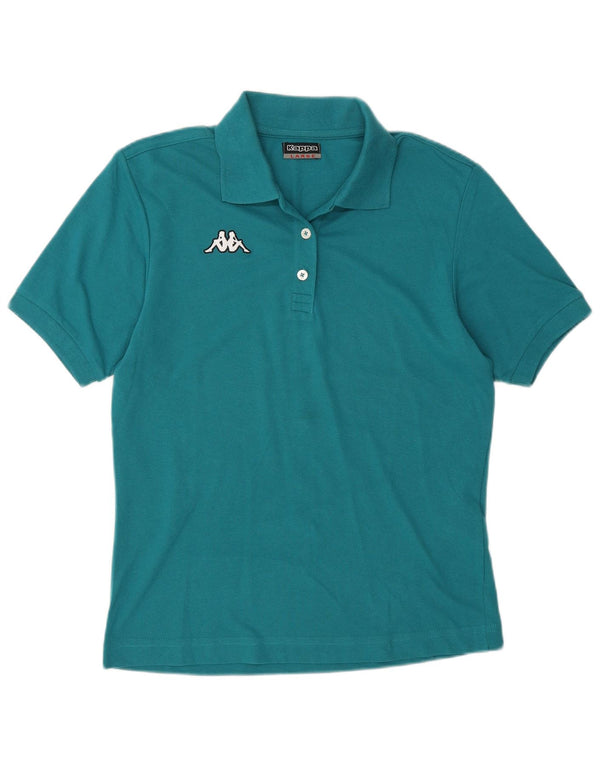 Kappa ženska polo majica UK 16 Large Blue Cotton