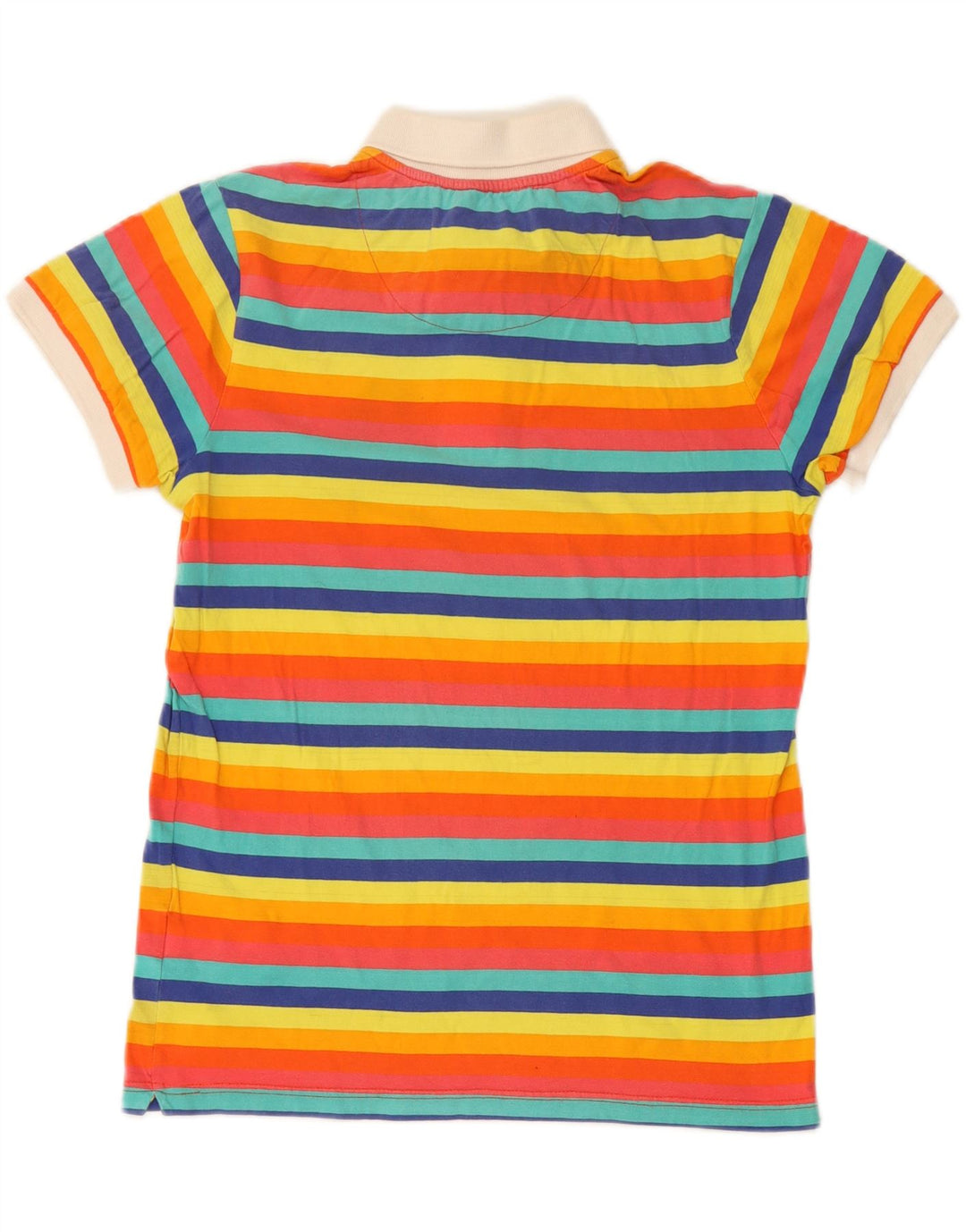 KAPPA Mens Polo Shirt Small Multicoloured Striped Vintage Kappa and Second-Hand Kappa from Messina Hembry 