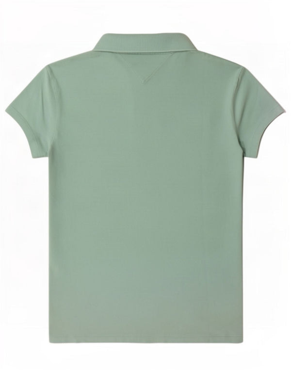 Tommy Hilfiger ženska polo majica uskog kroja UK 12 srednje tirkizna