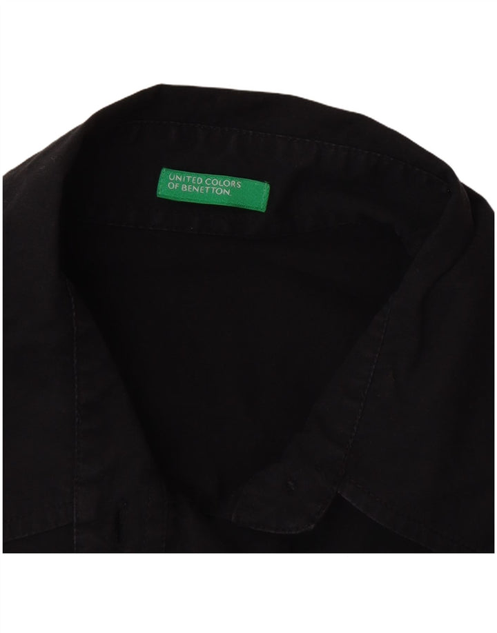 Benetton ženski bodi s košuljama UK 14 srednje crne boje