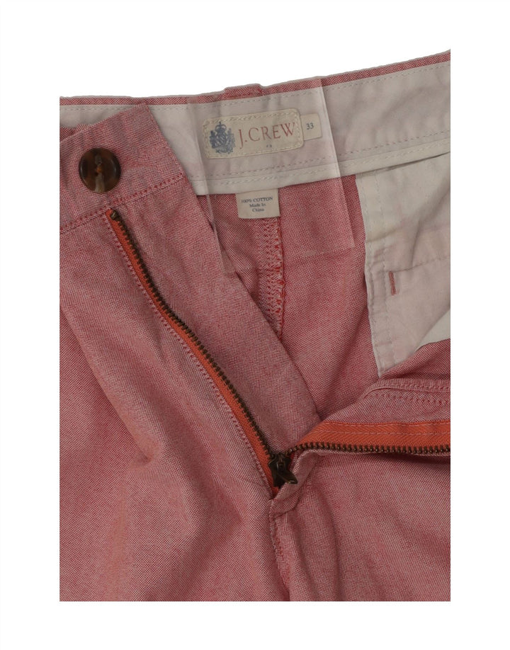 J. CREW Mens Chino Shorts W33 Medium Pink Cotton Vintage J. Crew and Second-Hand J. Crew from Messina Hembry 