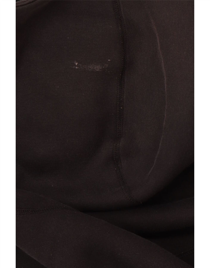 Nike muški pulover s kapuljačom na patentni zatvarač, srednji crni pamuk