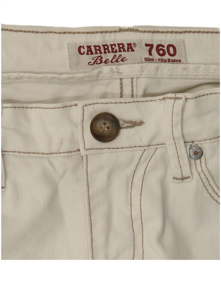 CARRERA Ženske uske traperice W30 L30 Bijele