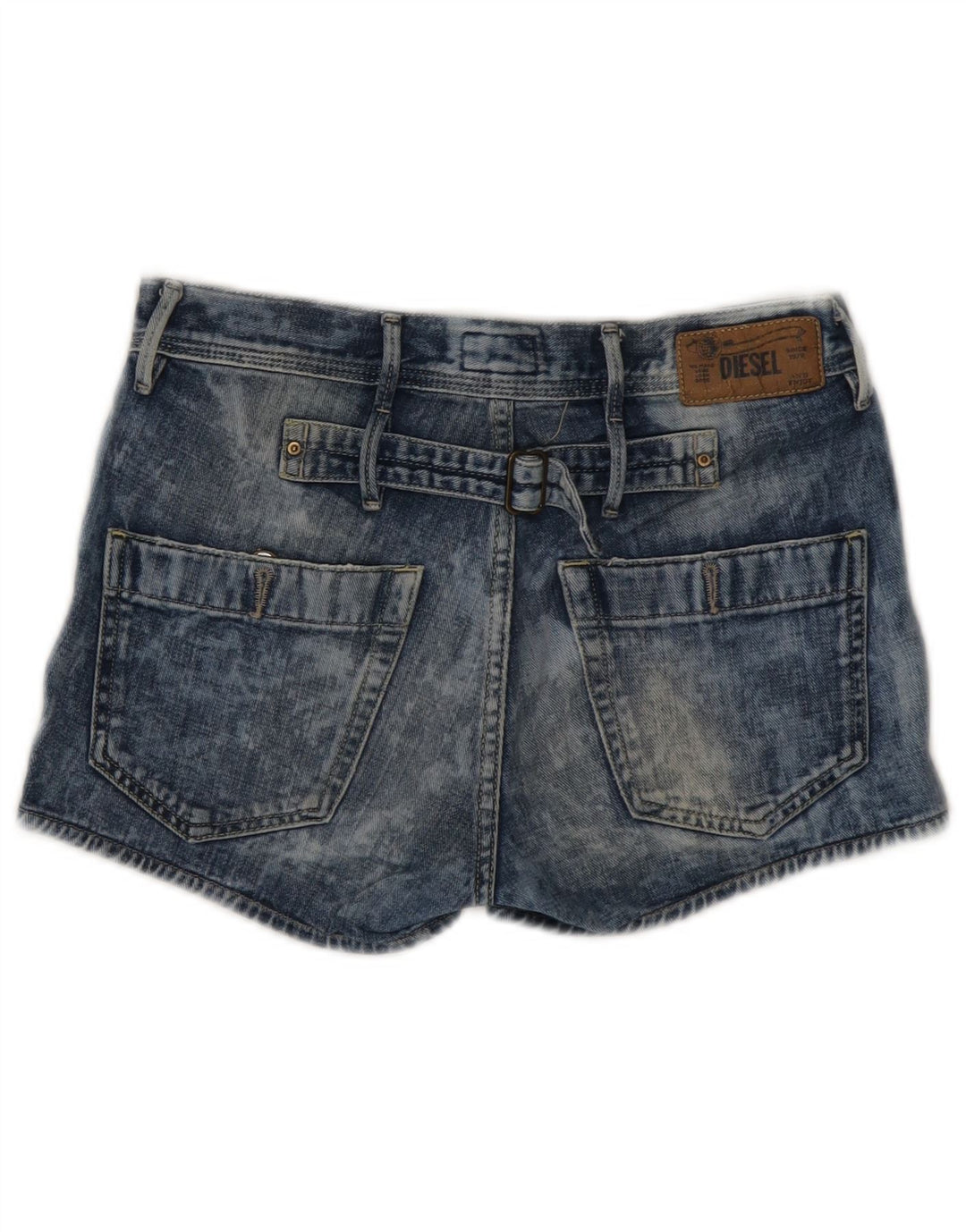 DIESEL Ženske traper hlače Acid Wash W25 XS plavi pamuk