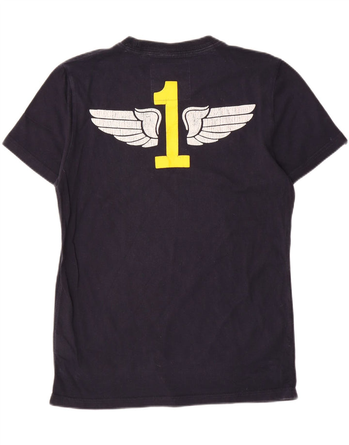 Superdry muška majica kratkih rukava s grafičkim motivima, veliki tamnoplavi pamuk