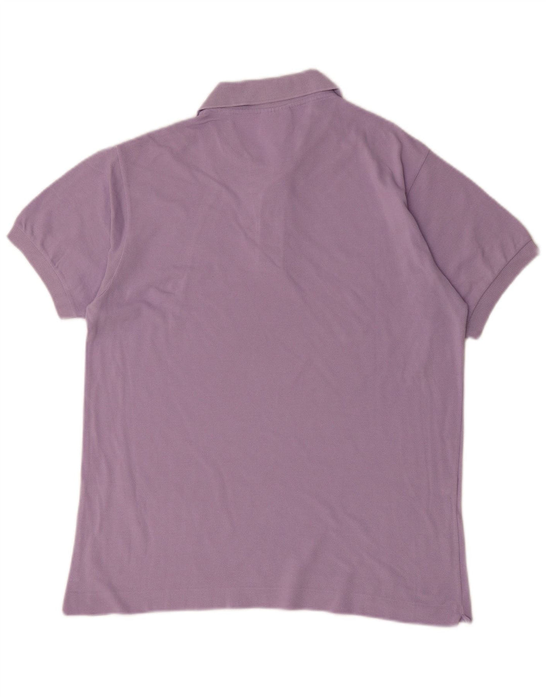 LACOSTE Mens Polo Shirt Size 4 Medium Purple Cotton