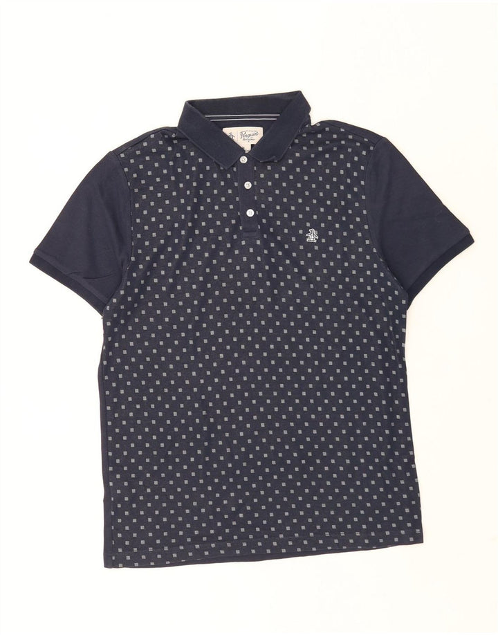 Penguin muška polo majica srednje tamnoplava Argyle/Diamond pamuk