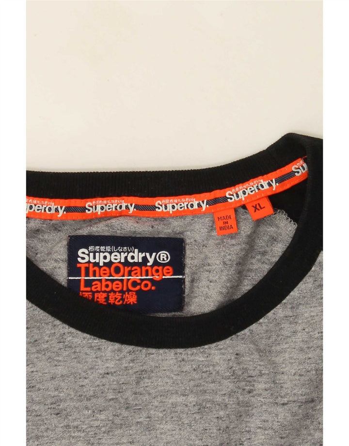 Superdry muška majica dugih rukava XL u sivoj boji